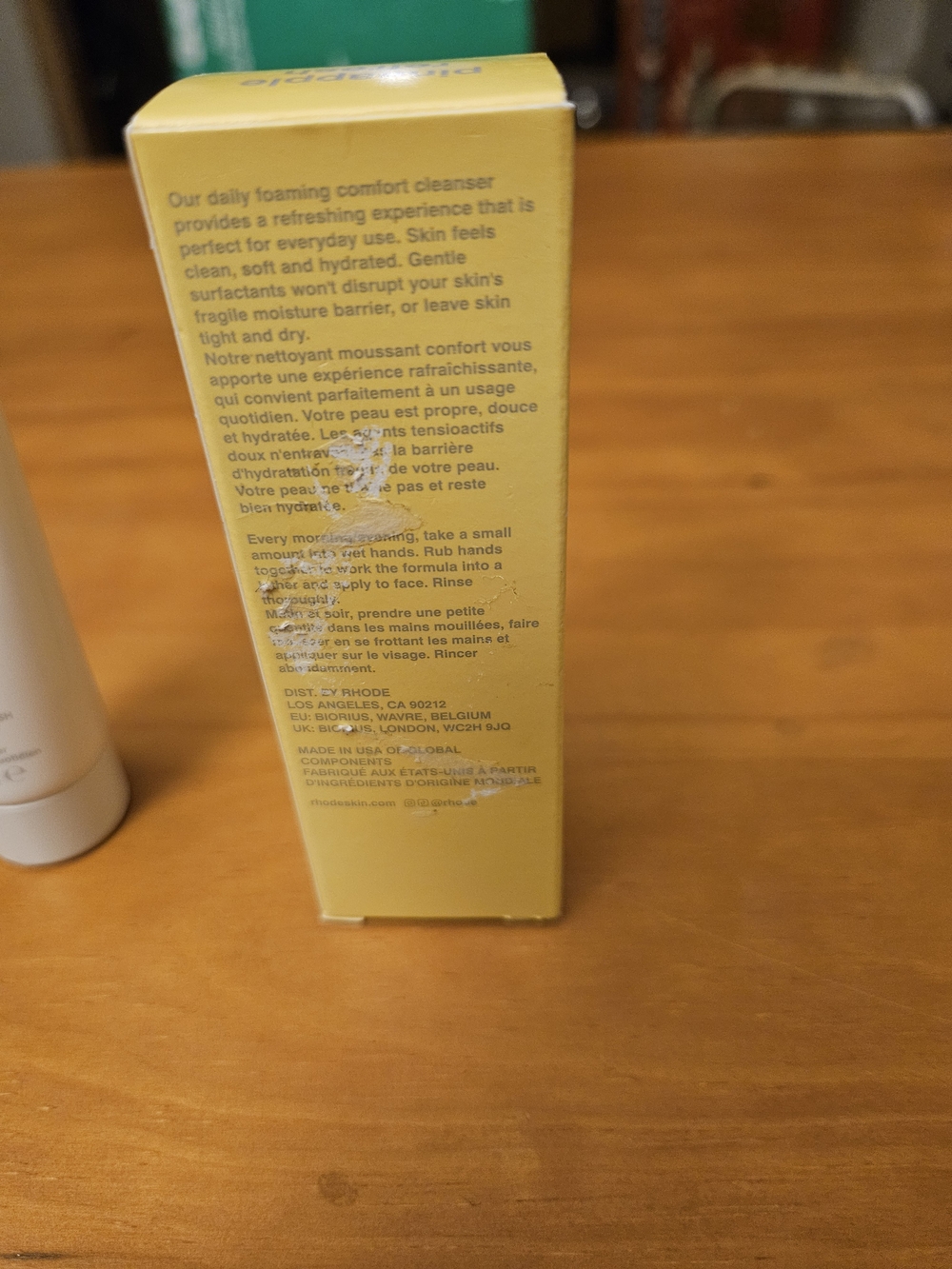 Rhode Pineapple Refresh PGA Daily Cleanser Mini Travel Size 20mL NEW - Picture 3 of 4